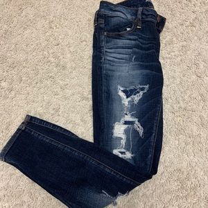 American Eagle Ripped Skinny Jeans
